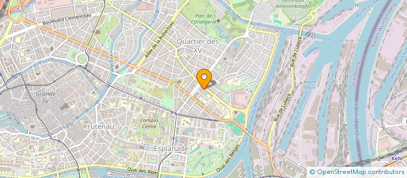 localisation de l'entreprise SYND COPROP GARAGES 42-48 BD D ANVERS  STRASBOURG