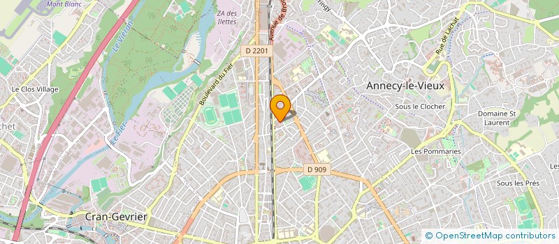 localisation de l'entreprise SYND COPROP GENEVE AVENUE  ANNECY