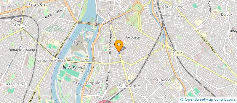 localisation de l'entreprise SYND COPROP GRANDE RUE ST MICHEL  TOULOUSE