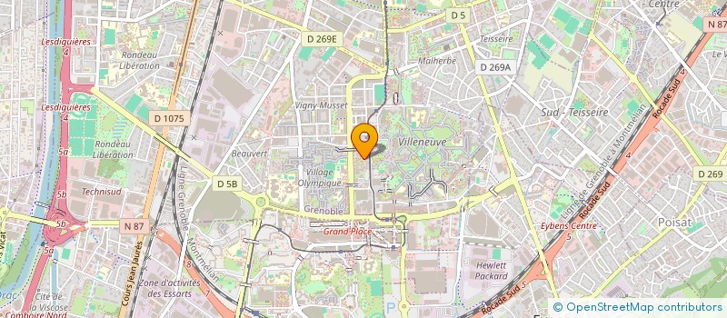 localisation de l'entreprise SYND COPROP GRENOBLE VILLAGE 2  GRENOBLE