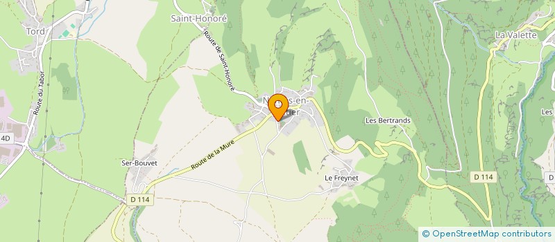 localisation de l'entreprise SYND COPROP GRIZZLI 1 ET 2  LA MORTE