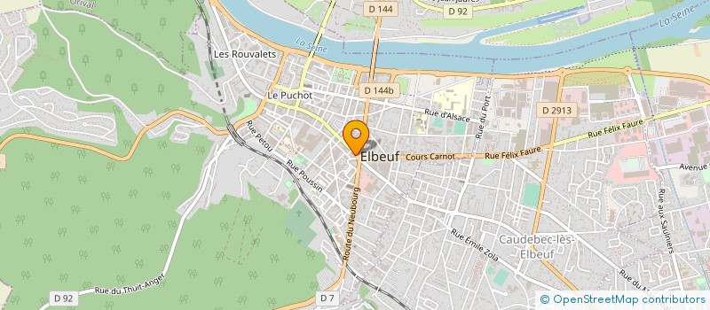 localisation de l'entreprise SYND COPROP IMM 1 RUE DES MARTYRS  ELBEUF