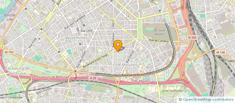 localisation de l'entreprise SYND COPROP IMM 10 RUE DE SECLIN à LILLE