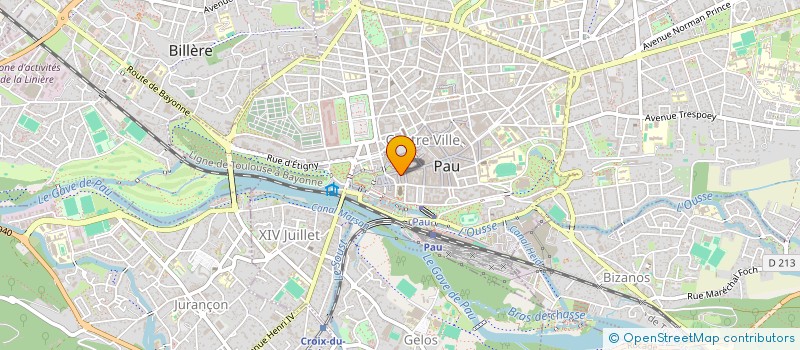 localisation de l'entreprise SYND COPROP IMM 12 RUE JEANNE D'ALBRET à PAU