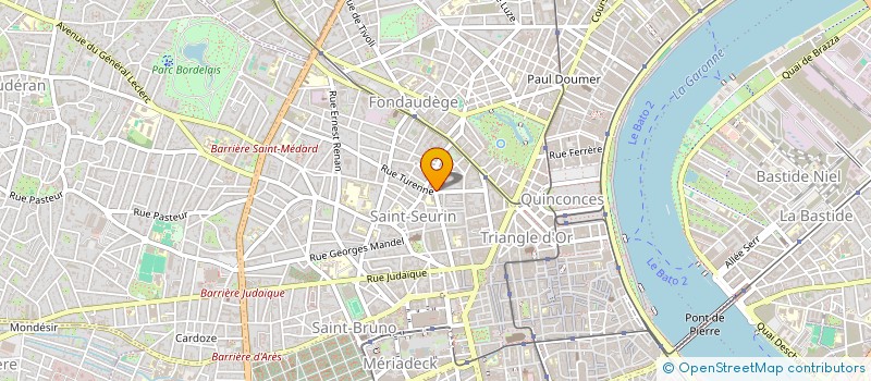 localisation de l'entreprise SYND COPROP IMM 140 RUE ABBE DE L EPEE  BORDEAUX