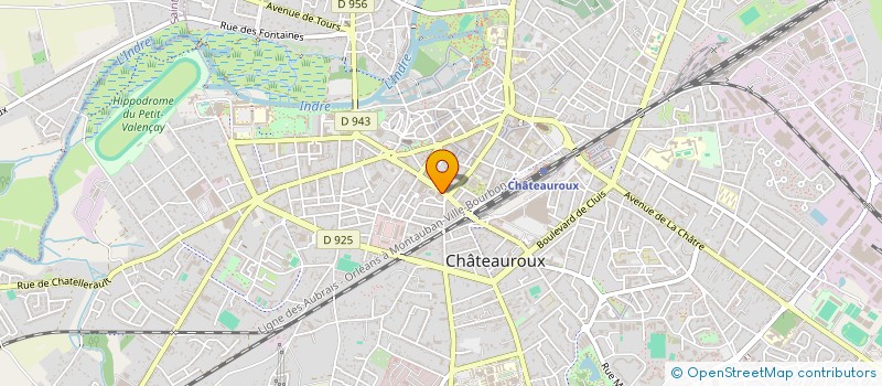 localisation de l'entreprise SYND COPROP IMM 19,21 R J.J.ROUSSEAU à CHATEAUROUX