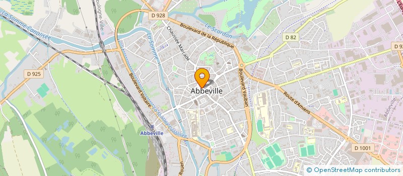 localisation de l'entreprise SYND COPROP IMM 20 RUE PONTHIEU à ABBEVILLE