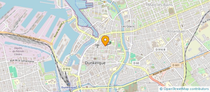 localisation de l'entreprise SYND COPROP IMM 22 R LOUIS LEMAIRE à DUNKERQUE