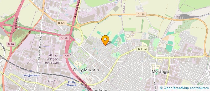 localisation de l'entreprise SYND COPROP IMM 25 R MEDICIS  CHILLY-MAZARIN