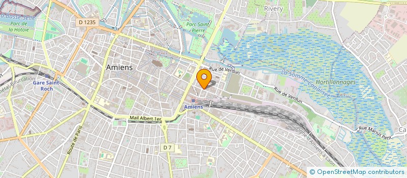 localisation de l'entreprise SYND COPROP IMM 25 RUE DE LA VALLEE  AMIENS