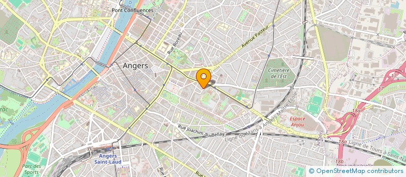 localisation de l'entreprise SYND COPROP IMM 27 RUE CONSTANT LEMOINE à ANGERS