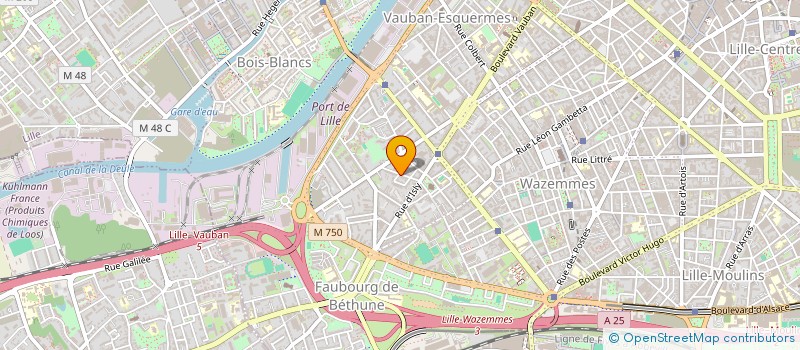 localisation de l'entreprise SYND COPROP IMM 272 RUE NATIONALE  LILLE
