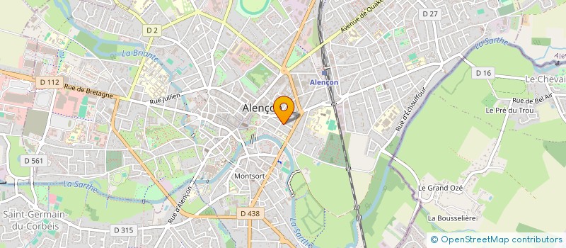 localisation de l'entreprise SYND COPROP IMM 29 A 33 R BOURDON à ALENCON