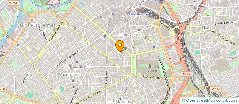 localisation de l'entreprise SYND COPROP IMM 3 RUE DU PLAT à LILLE