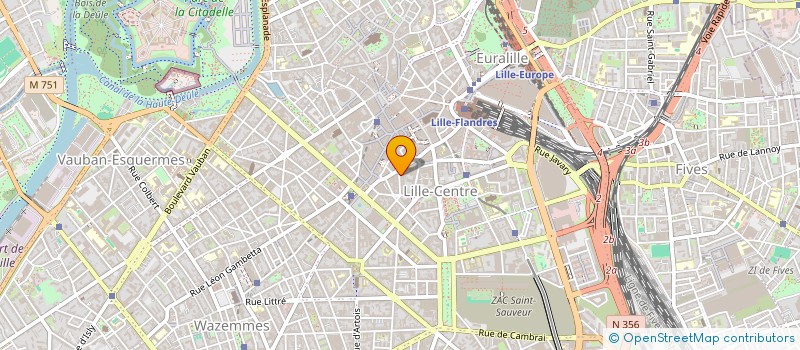 localisation de l'entreprise SYND COPROP IMM 5-7 R DU PLAT à LILLE