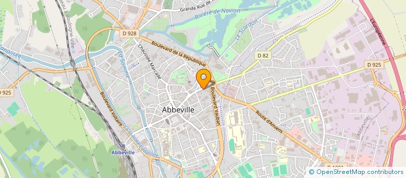 localisation de l'entreprise SYND COPROP IMM 50 52 CHAUSSEE DU BOIS à ABBEVILLE