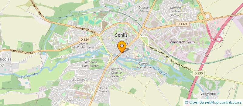 localisation de l'entreprise SYND COPROP IMM 52 RUE DE LA REPUBLIQUE  SENLIS