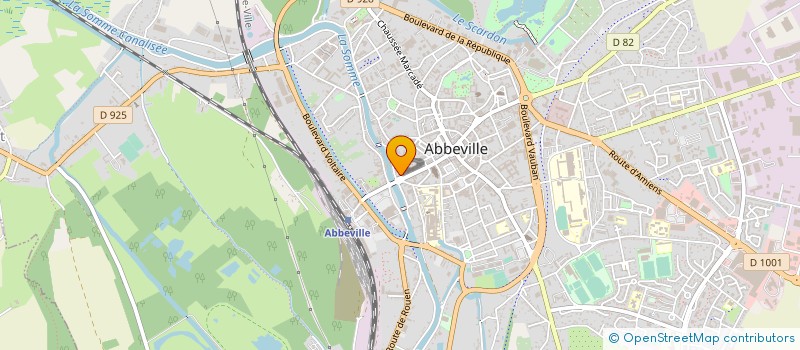 localisation de l'entreprise SYND COPROP IMM 6 ET 10 PL BONAPARTE à ABBEVILLE