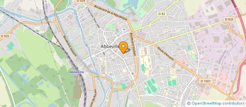 localisation de l'entreprise SYND COPROP IMM 6 RUE DUMONT à ABBEVILLE