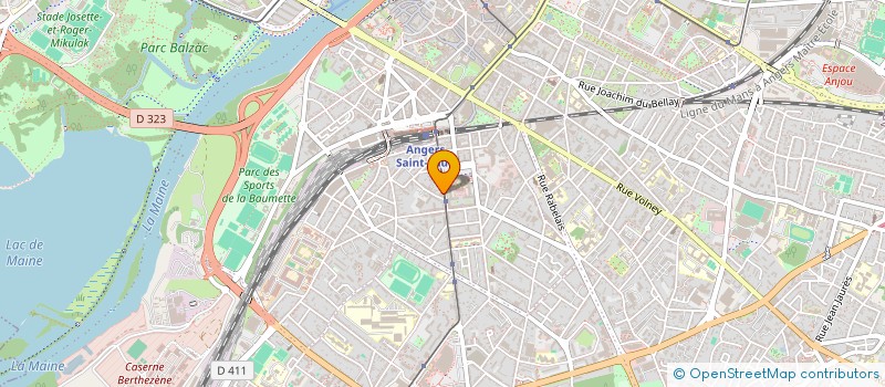 localisation de l'entreprise SYND COPROP IMM 60 R LETENDUERE à ANGERS