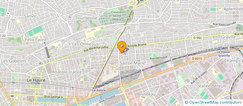 localisation de l'entreprise SYND COPROP IMM 9 PL JEAN LE BROZEC à LE HAVRE