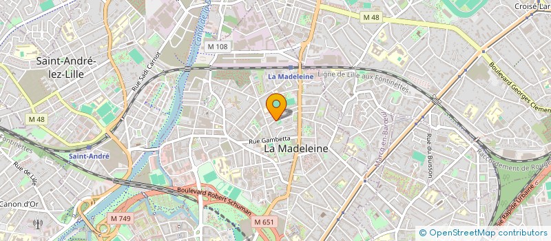 localisation de l'entreprise SYND COPROP IMM 93 RUE DE LA PAIX à LA MADELEINE