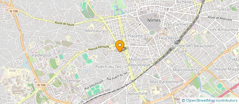 localisation de l'entreprise SYND COPROP IMM CHARRE  NIMES