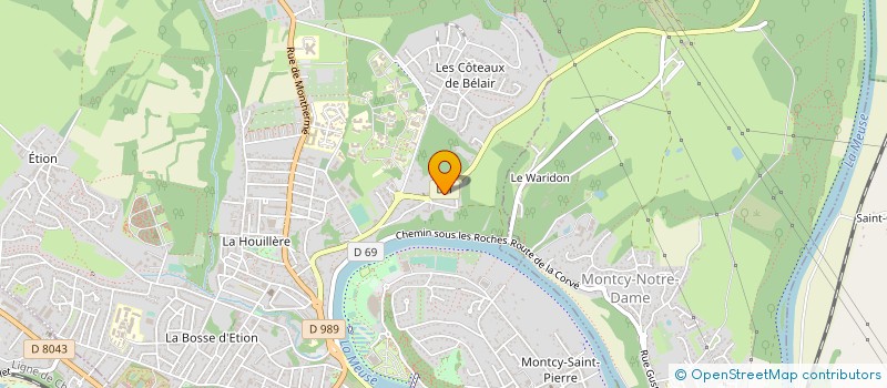 localisation de l'entreprise SYND COPROP IMM DU 88 RTE DE NOUZONVILLE  CHARLEVILLE-MEZIERES