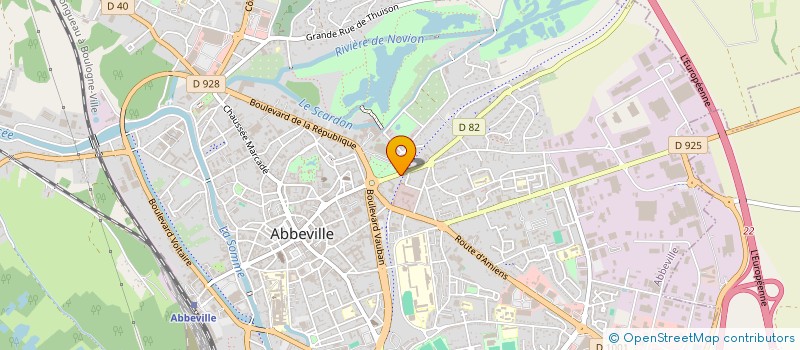 localisation de l'entreprise SYND COPROP IMM OREE DU BOIS à ABBEVILLE