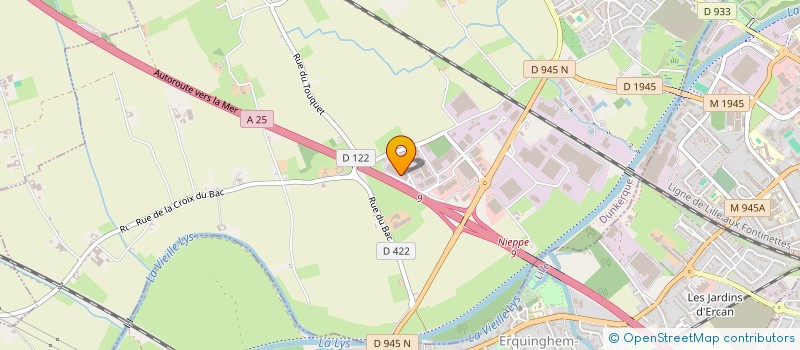 localisation de l'entreprise SYND COPROP IMM PORTE DE FLANDRE  NIEPPE