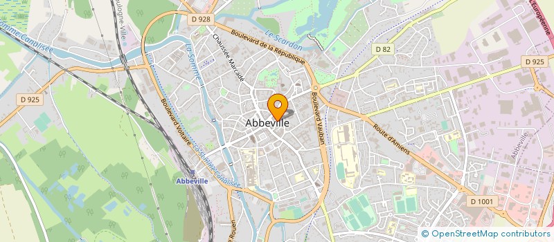 localisation de l'entreprise SYND COPROP IMM RES EDOUARD BRANLY à ABBEVILLE