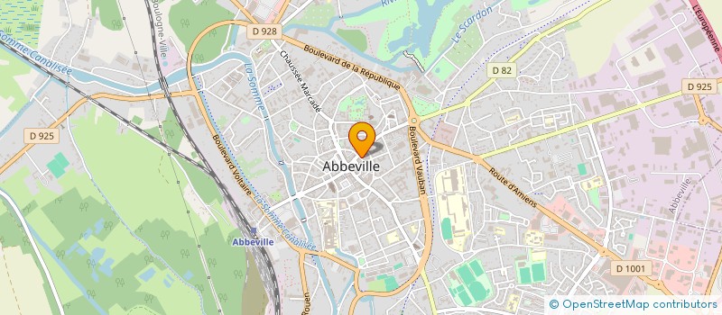 localisation de l'entreprise SYND COPROP IMM RES JEANNE D ARC à ABBEVILLE