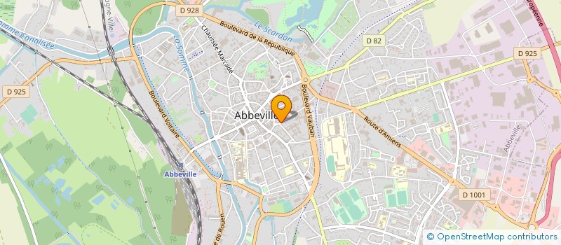 localisation de l'entreprise SYND COPROP IMM RES LE CENTRE à ABBEVILLE