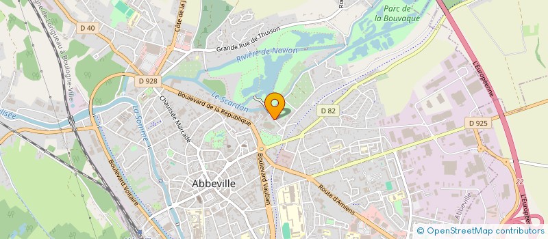 localisation de l'entreprise SYND COPROP IMM RESIDENCE ERMITAGE à ABBEVILLE