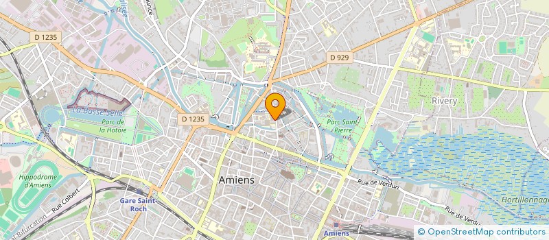 localisation de l'entreprise SYND COPROP IMMEUB 185 RUE SAINT LEU  AMIENS