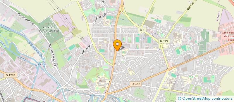 localisation de l'entreprise SYND COPROP IMMEUB RES BERLIOZ  AMIENS