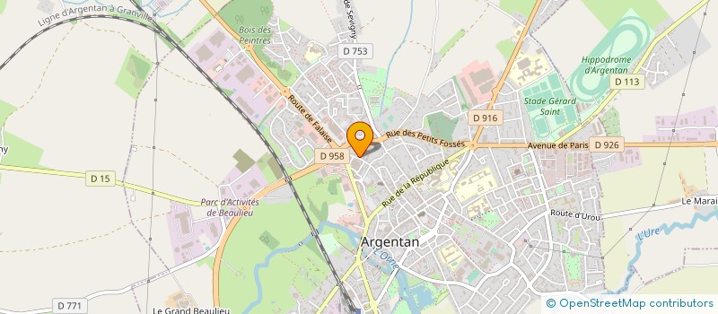 localisation de l'entreprise SYND COPROP IMMEUBLE 102 R ST MARTIN  ARGENTAN