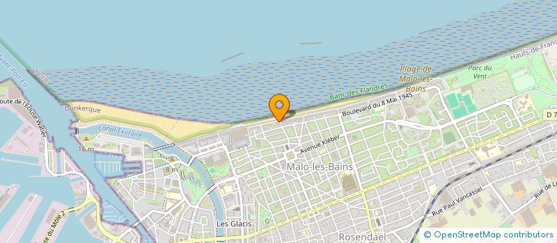 localisation de l'entreprise SYND COPROP IMMEUBLE 30 DIGUE DE MER à DUNKERQUE