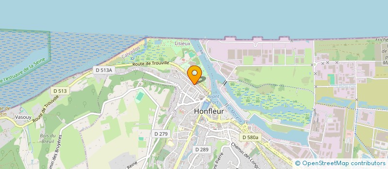 localisation de l'entreprise SYND COPROP IMMEUBLE 55 R HAUTE  HONFLEUR