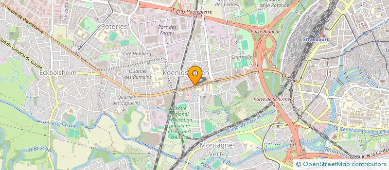 localisation de l'entreprise SYND COPROP IMMEUBLE 94 RTE DES ROMAINS à STRASBOURG