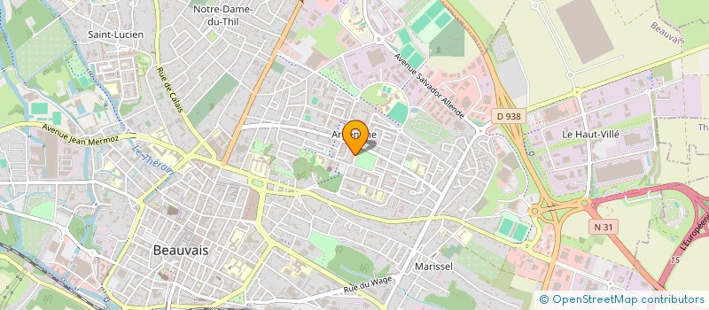 localisation de l'entreprise SYND COPROP IMMEUBLE CHAMPS DOLENTS C17  BEAUVAIS