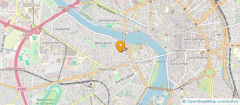 localisation de l'entreprise SYND COPROP IMMEUBLE DES FONTAINES  TOULOUSE