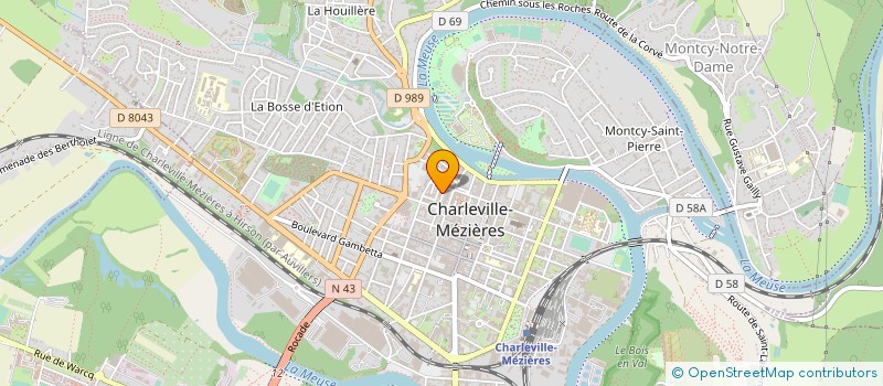 localisation de l'entreprise SYND COPROP IMMEUBLE DU 19 R DU DAGA  CHARLEVILLE-MEZIERES