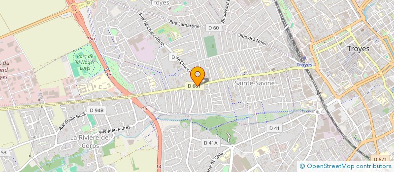 localisation de l'entreprise SYND COPROP IMMEUBLE GALLIENI POINCARE  SAINTE SAVINE