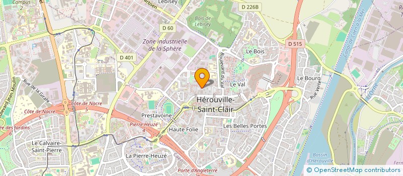 localisation de l'entreprise SYND COPROP IMMEUBLE PARC SAINT CLAIR 1  HEROUVILLE-SAINT-CLAIR