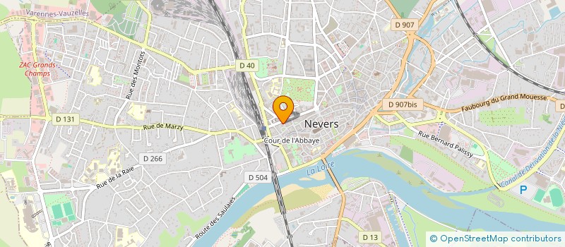 localisation de l'entreprise SYND COPROP IMMEUBLE POUILLAT à NEVERS