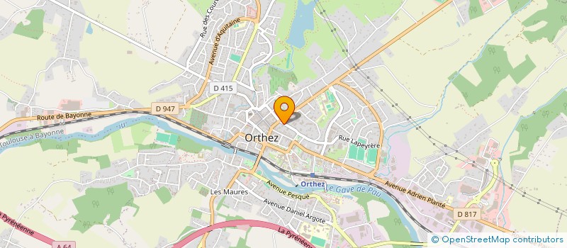 localisation de l'entreprise SYND COPROP IMMUBLE LAPEYRERE  ORTHEZ