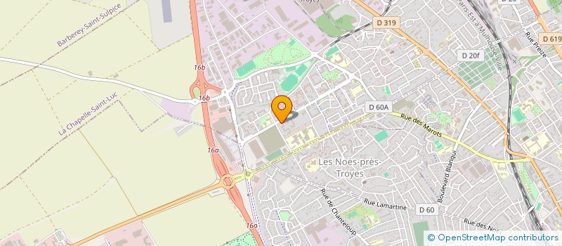 localisation de l'entreprise SYND COPROP INTERET ECO DU CENTRE  LA CHAPELLE-SAINT-LUC