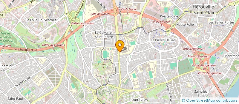 localisation de l'entreprise SYND COPROP IV  1 ERE TRANCHE à CAEN