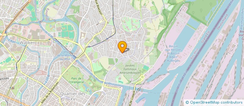 localisation de l'entreprise SYND COPROP L ORANGERAIE à STRASBOURG